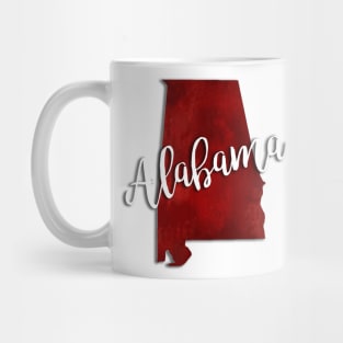 Alabama State Outline Mug